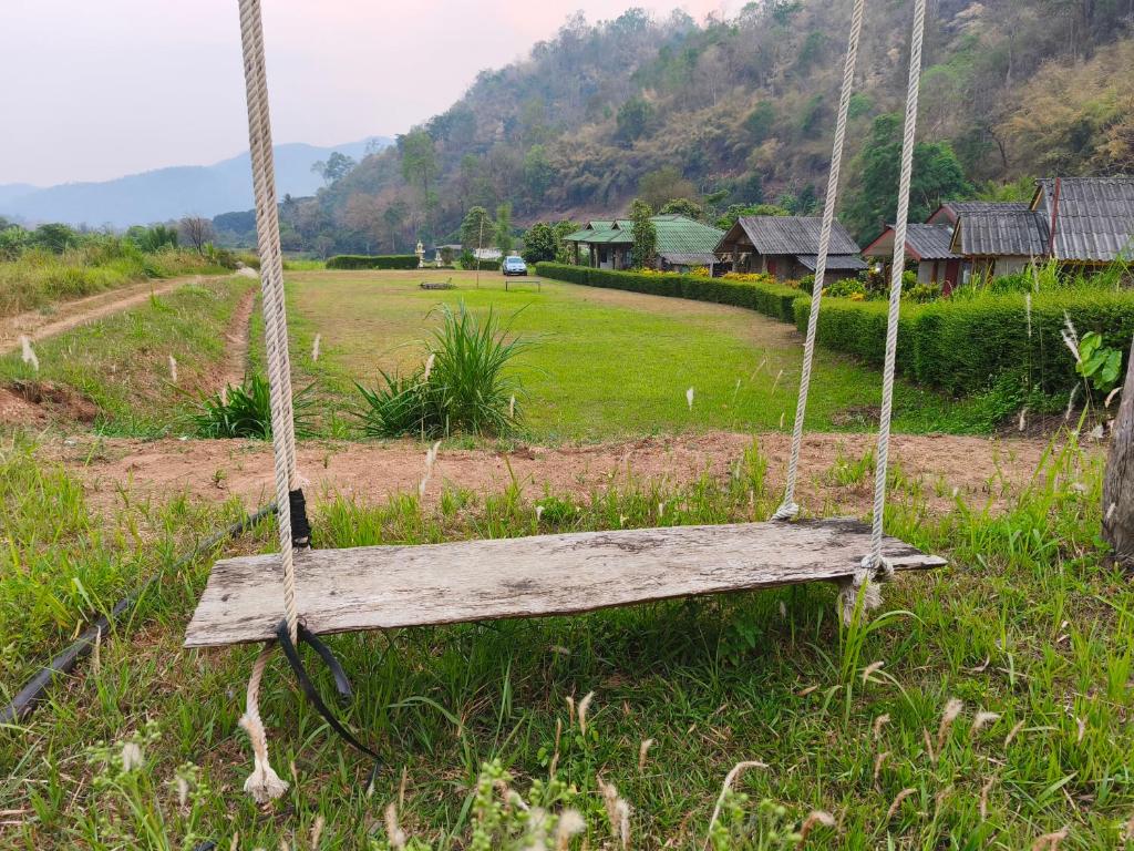 Simple accommodation near rescued elephants in Thailand